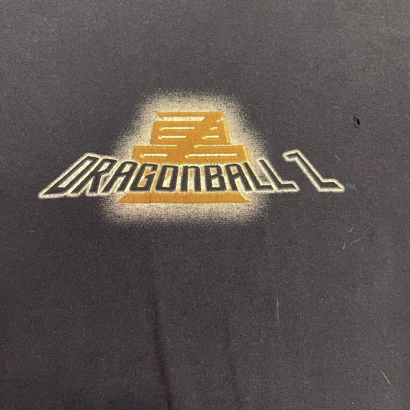 Vintage 90s 1998 DBZ Dragon Ball Z Goku Anime Navy Blue T-Shirt Size M - Picture 3 of 5